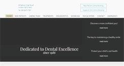 Desktop Screenshot of dentalclinique.co.uk