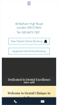 Mobile Screenshot of dentalclinique.co.uk